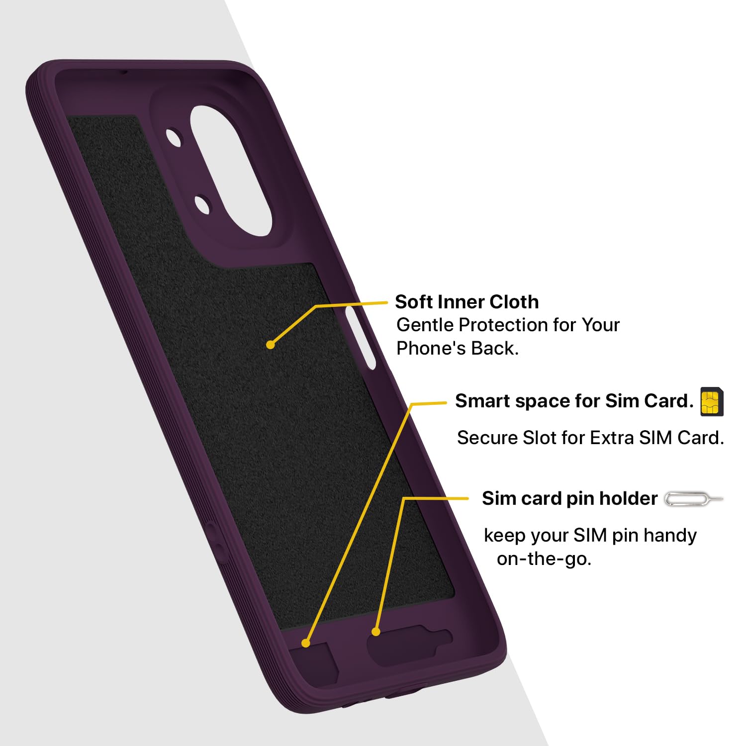 Purple back cover for Tecno Spark Go 3 – Pikkme – photo 6