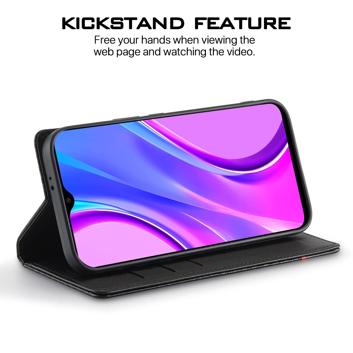 Pikkme Redmi 9 Prime/Poco M2 black mobile flip cover – photo 5