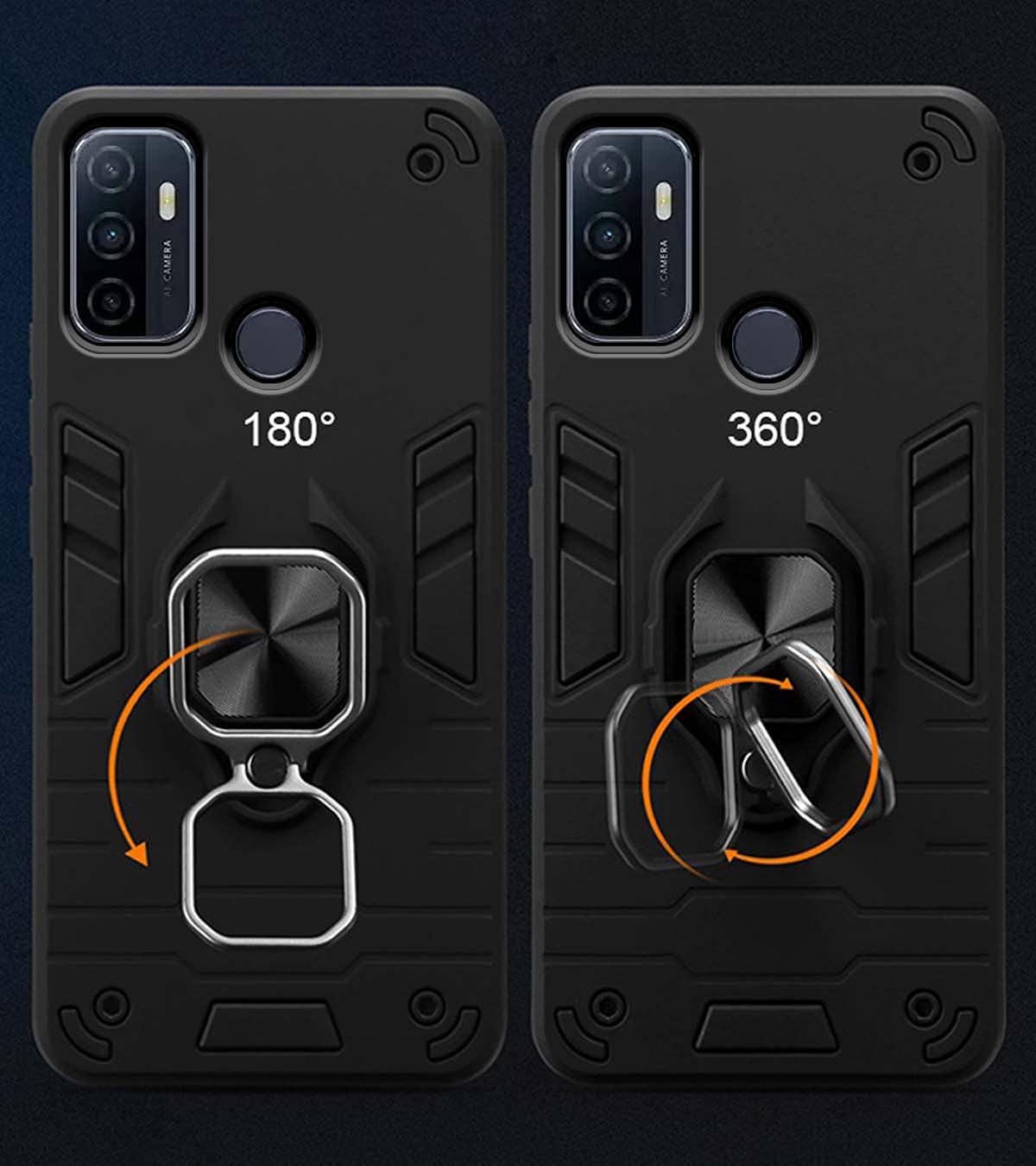 Pikkme black mobile back cover for Oppo A53 – photo 3