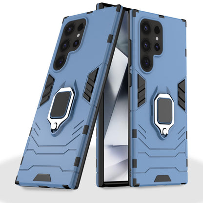 Samsung S24 Ultra 5G mobile back cover in blue by Pikkme