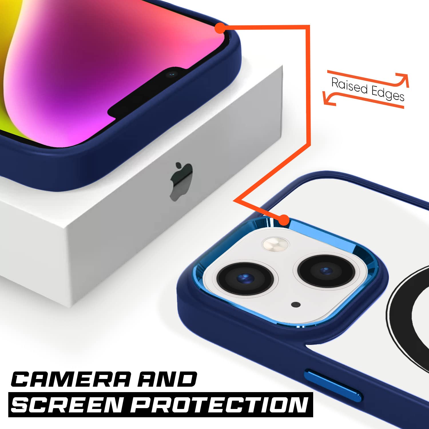Pikkme iPhone 14 Magsafe Back Case (Blue)