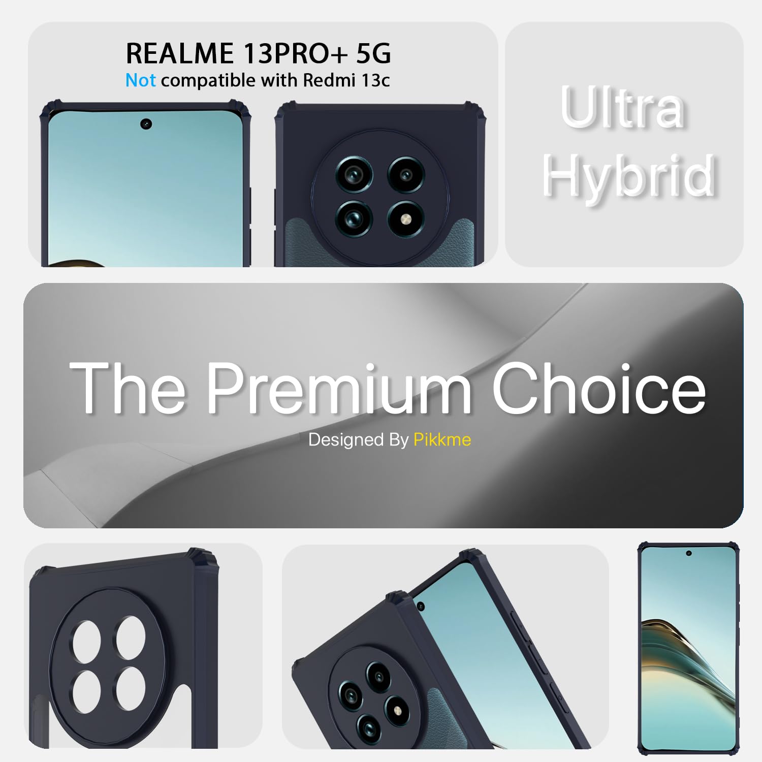 Realme 13 Pro/13 Pro Plus 5G Clear mobile cover in blue by Pikkme – photo 3