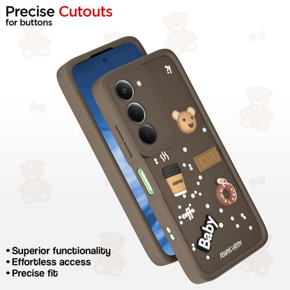 Pikkme Redmi 15 5G/3D brown mobile back cover – photo 6