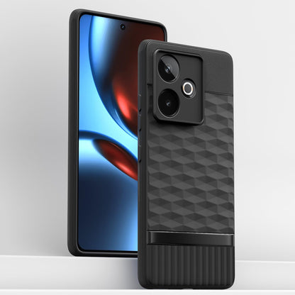 Pikkme Realme GT 7 5G / GT 7T 5G Shockproof Soft Flexible Gencase Back Cover (Black)