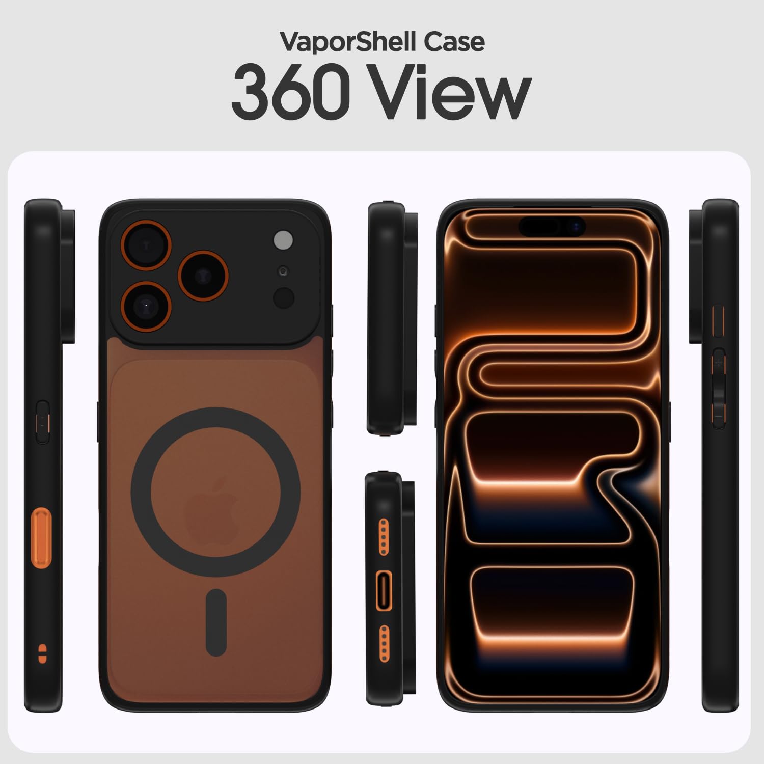 Pikkme iPhone 17 Pro black smoke mag-safe mobile cover – photo 2