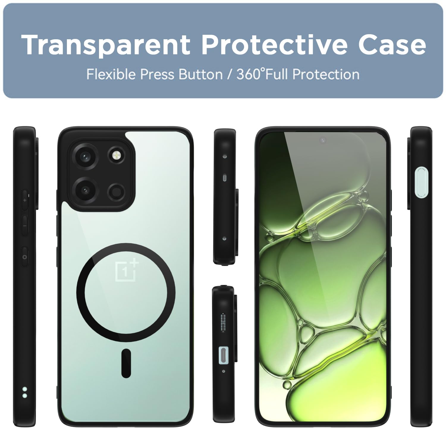OnePlus Nord 6 5G phone cover in black mag-safe by Pikkme – photo 2