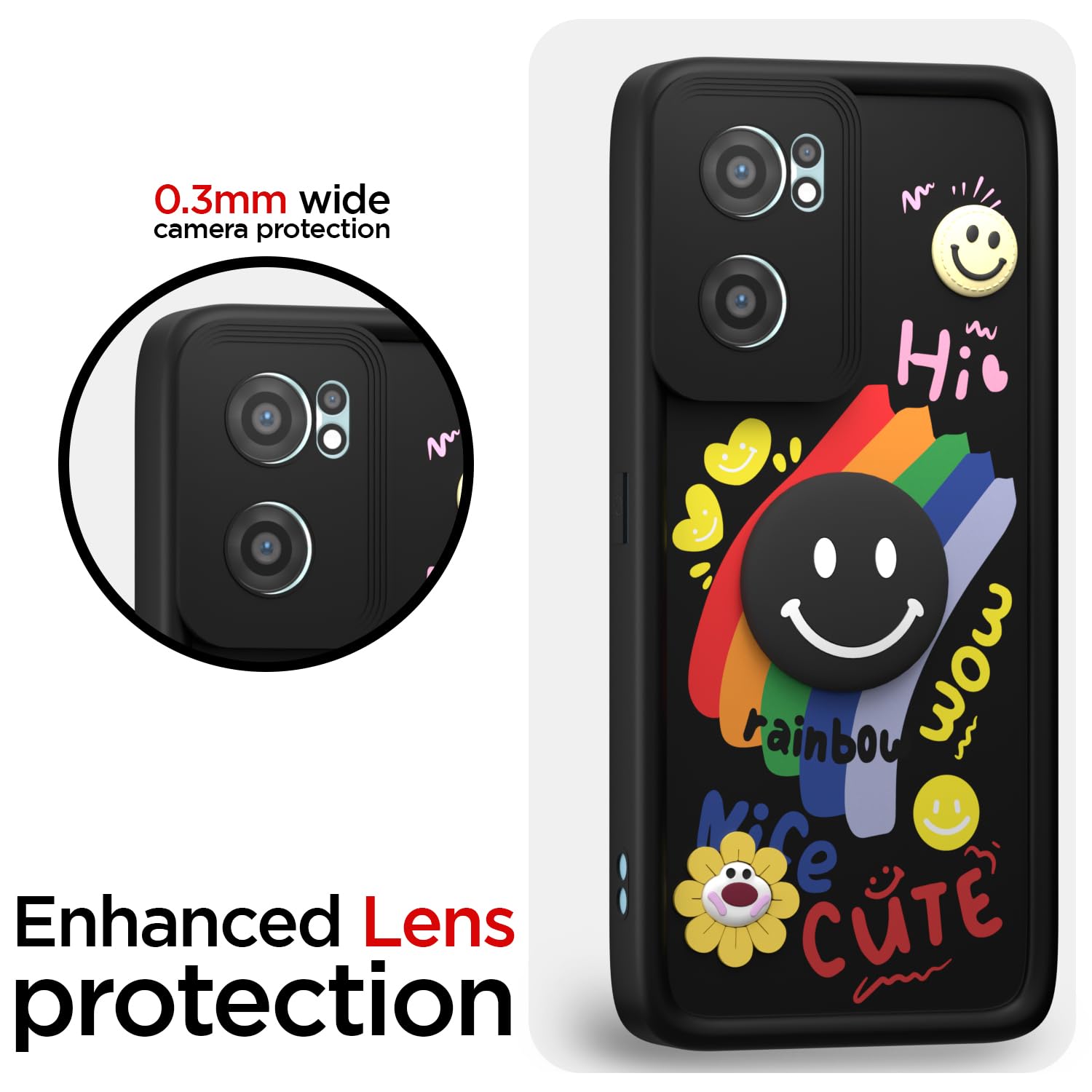 Pikkme black Soft Silicone mobile back cover for OnePlus Nord CE 2 5G – photo 5