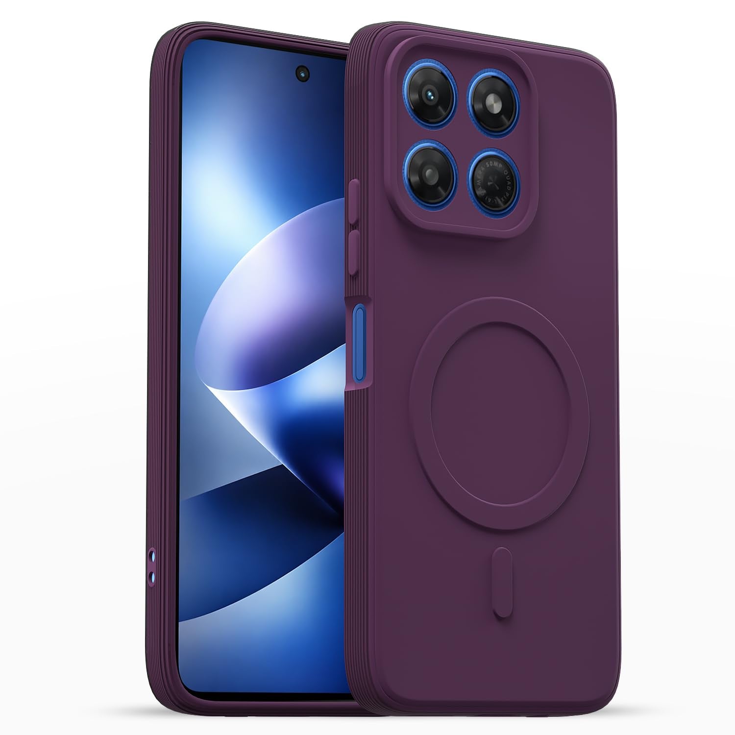 Pikkme purple back cover for Moto G77 Power 5G