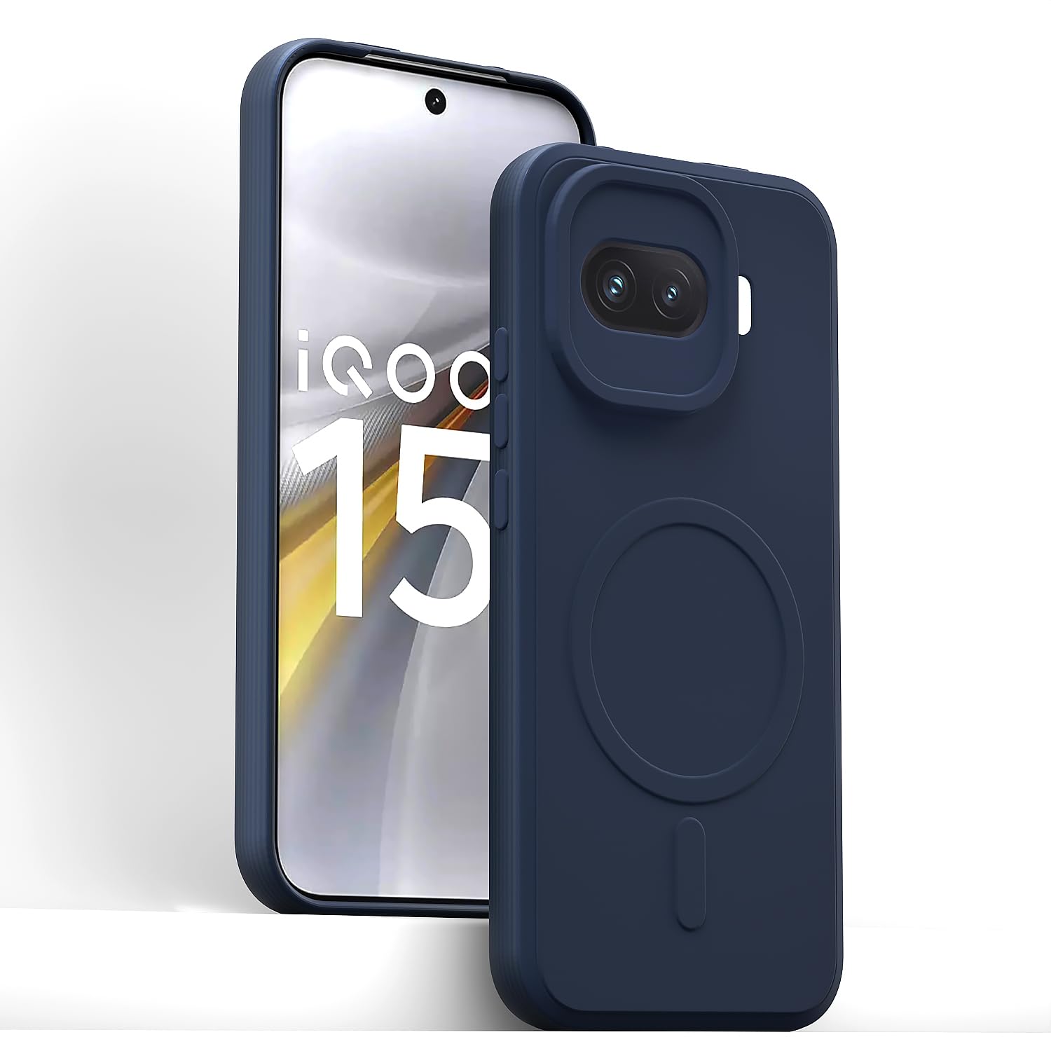 iQOO 15R 5G MagSafe phone cover in blue by Pikkme – photo 2