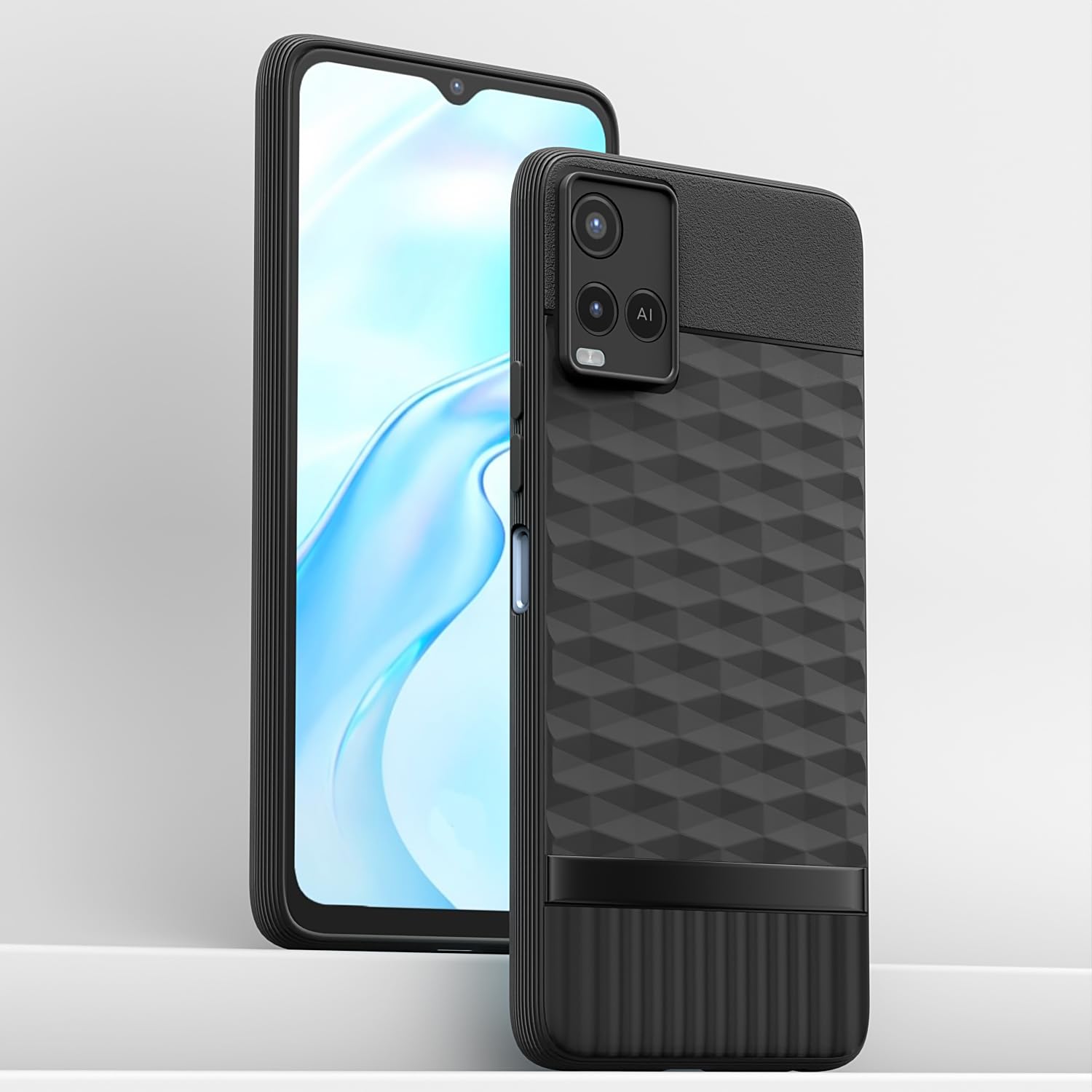 Pikkme Vivo Y21 2021 / Y33s  Gencase Back Cover (Grey)