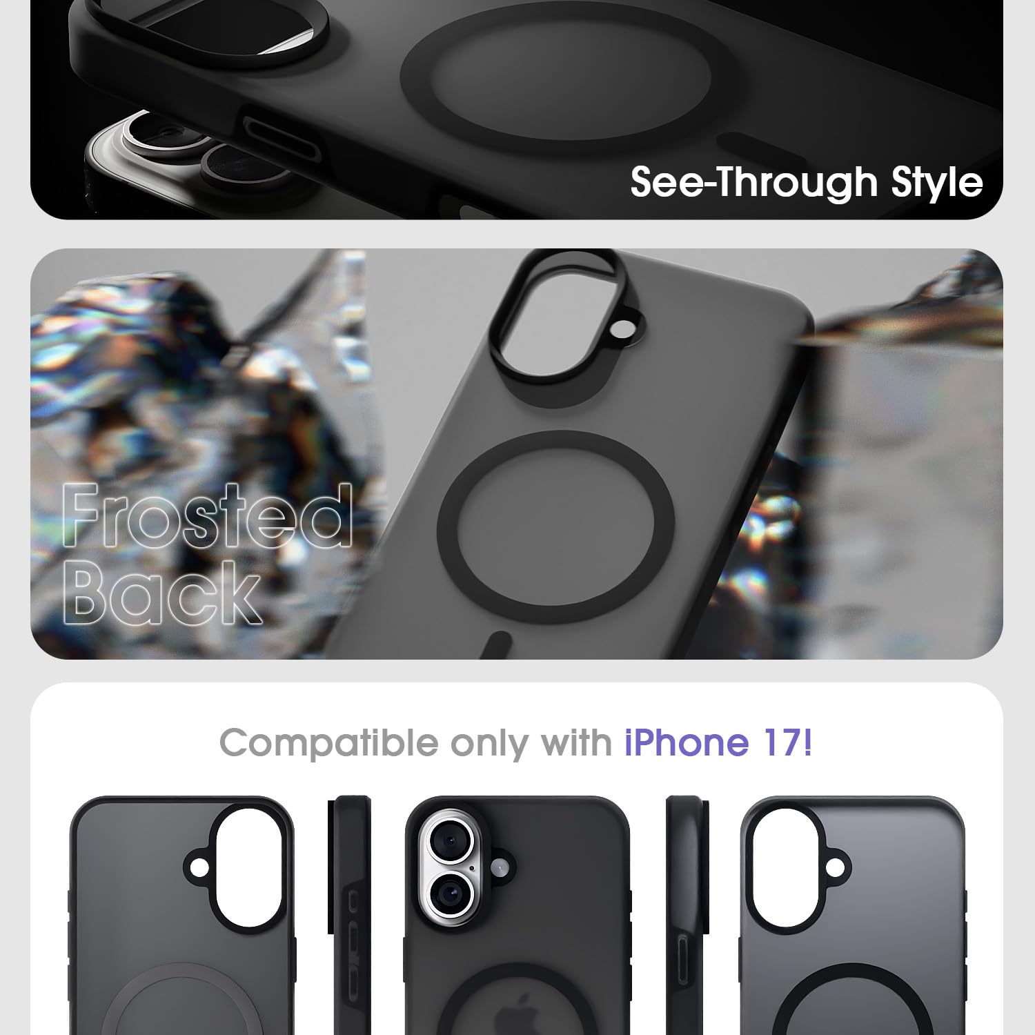 Pikkme iPhone 17 black mobile cover – photo 3