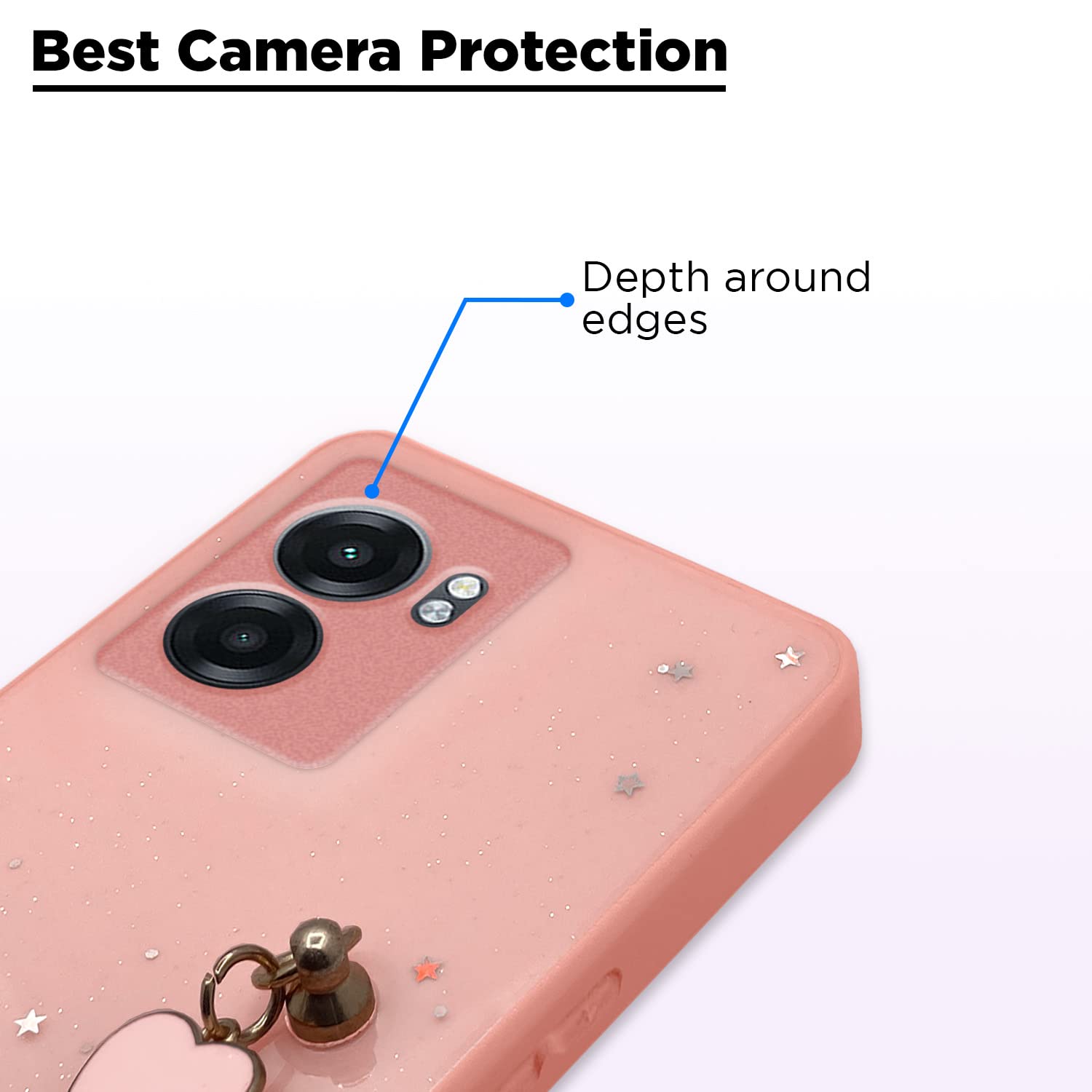 Pink Chain phone cover for Realme Narzo 50/Oppo K10 5G – Pikkme – photo 6