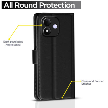 Redmi Note 17 5G flip cover in black by Pikkme – photo 4