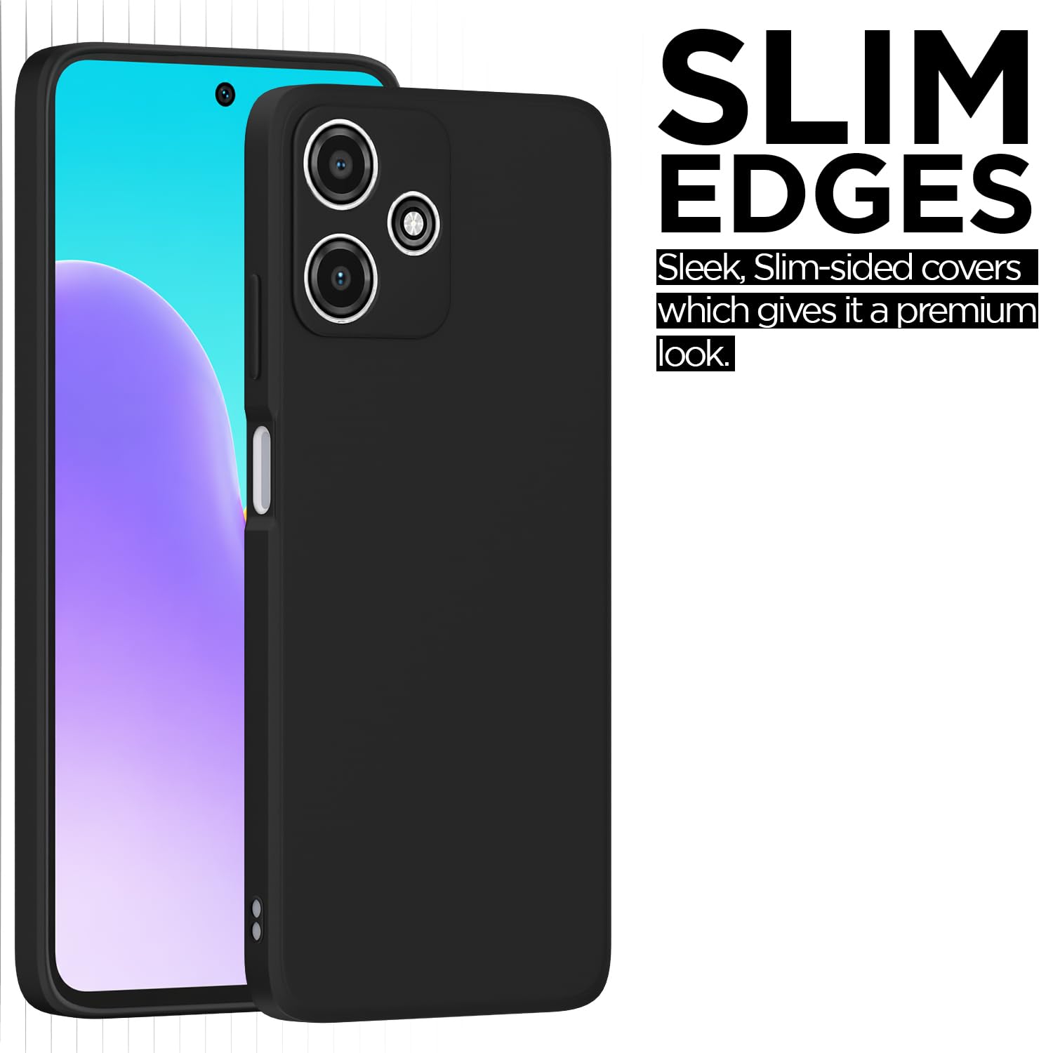 Pikkme Redmi 12 5G black phone cover – photo 6