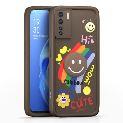 Brown mobile back cover for Oppo F15 – Pikkme