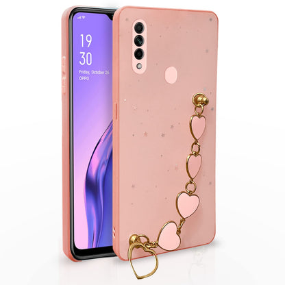 Pikkme pink mobile back cover for Oppo A31