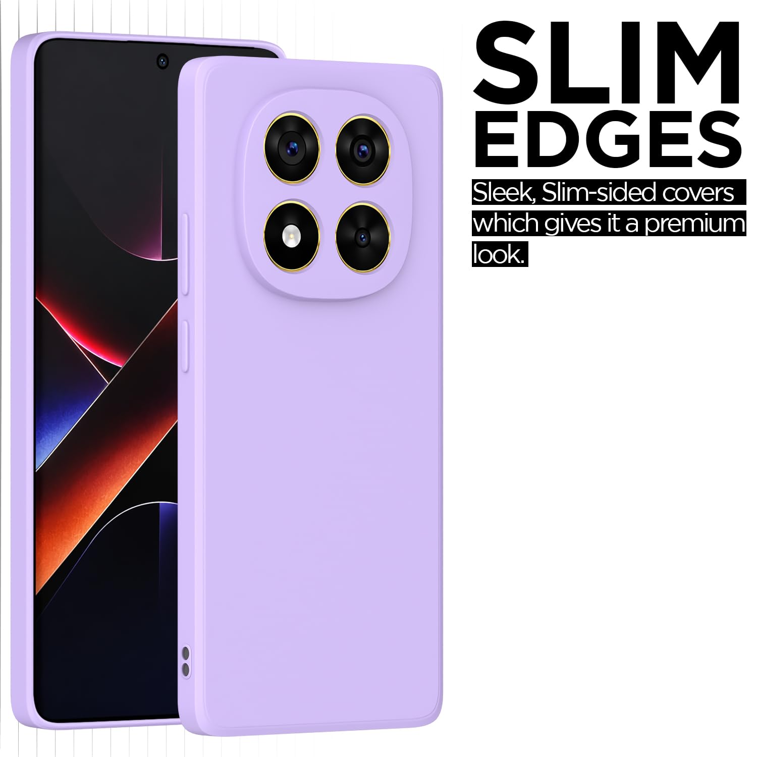 Pikkme Poco X7 5G purple mobile back cover – photo 6