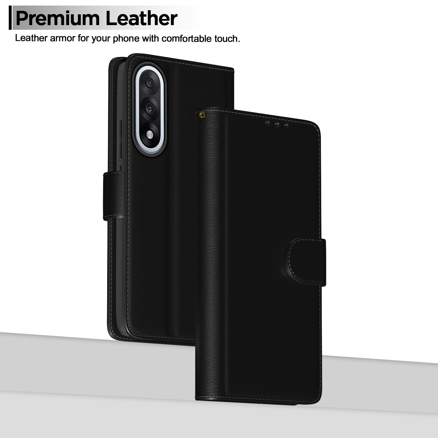 OnePlus Nord 5 5G flip case in black by Pikkme – photo 2