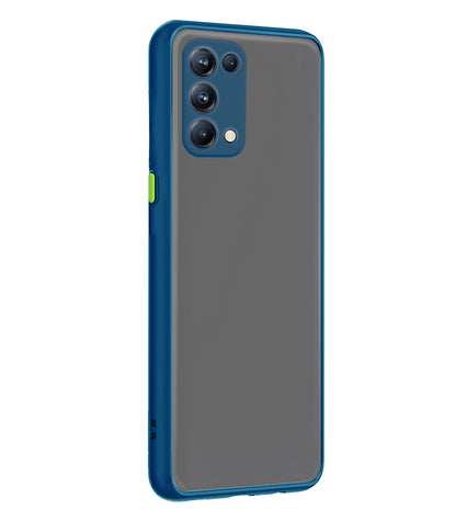 Oppo Reno 5 Pro Matte mobile back cover in blue by Pikkme – photo 6