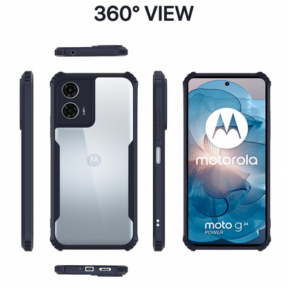 Pikkme blue Clear phone cover for Moto G24 Power – photo 3