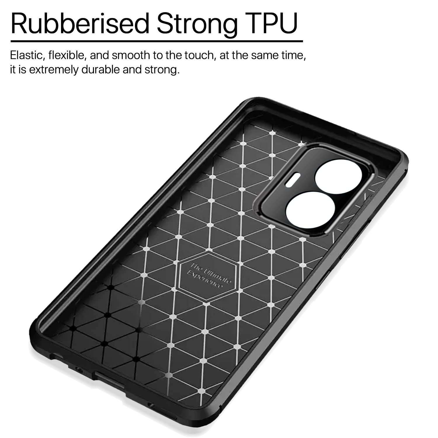 Pikkme black mobile back cover for iQOO Z6 44W/Vivo T1 44W – photo 6