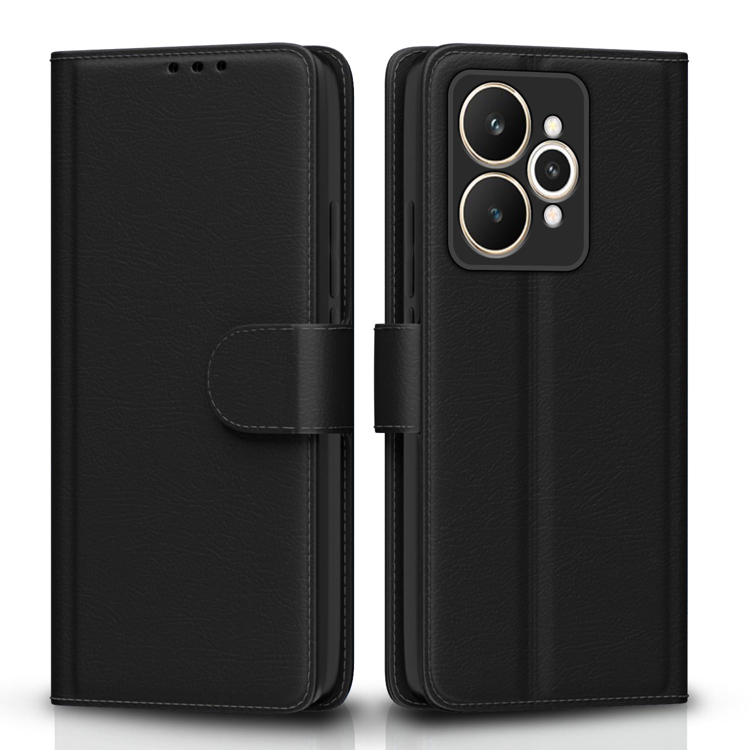 Pikkme black flip cover for Realme 15 5G