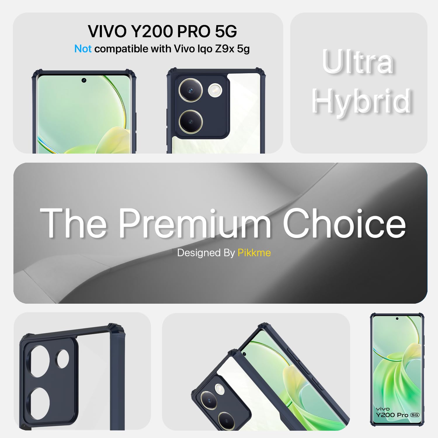 Pikkme blue mobile cover for Vivo Y200 Pro 5G – photo 3
