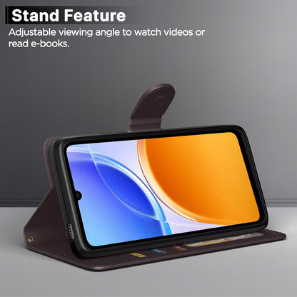 Vivo T5e Wallet mobile flip cover in coffee by Pikkme – photo 3