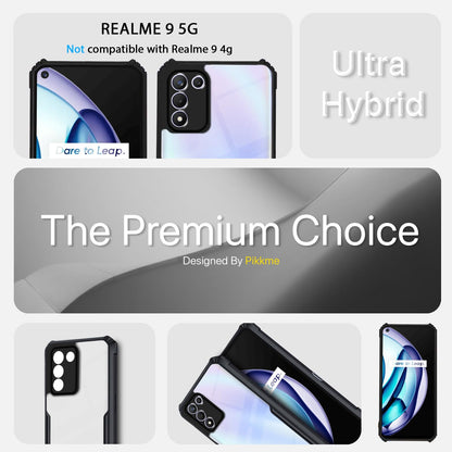 Pikkme  Realme 9 5G SE/Realme 9 5G Speed Edition Back Cover (Black)