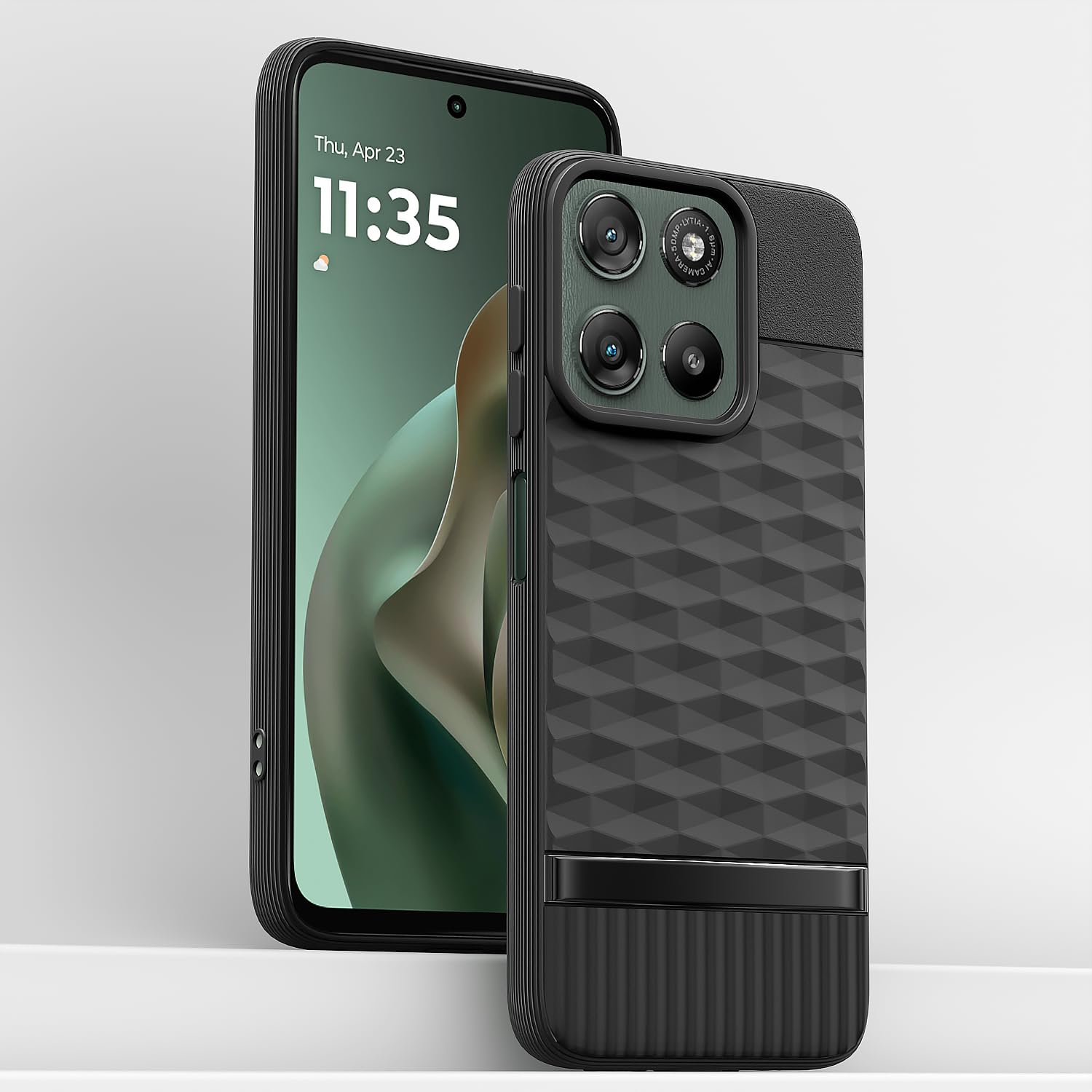 Pikkme black Silicone phone cover for Moto G67 Power/G57 Power 5G – photo 2
