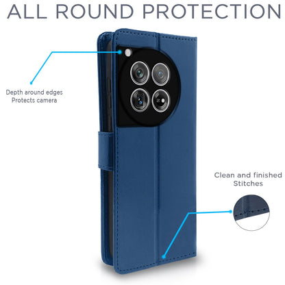 OnePlus 12 5G mobile flip cover in blue by Pikkme – photo 4