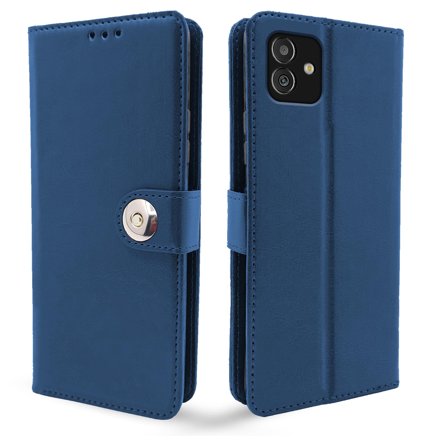 Pikkme Samsung M13 5G Button blue flip case