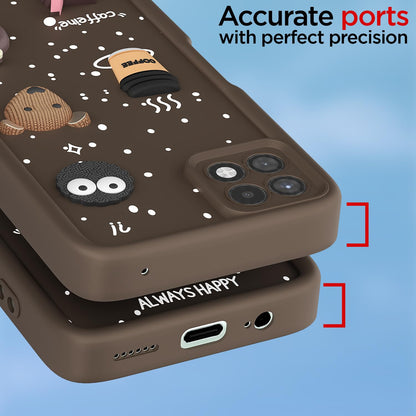 Pikkme Samsung A22 5G/3D brown mobile cover – photo 4