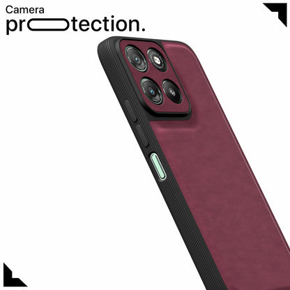 Pikkme purple Leather mobile back cover for Moto G67 Power/G57 Power 5G – photo 5