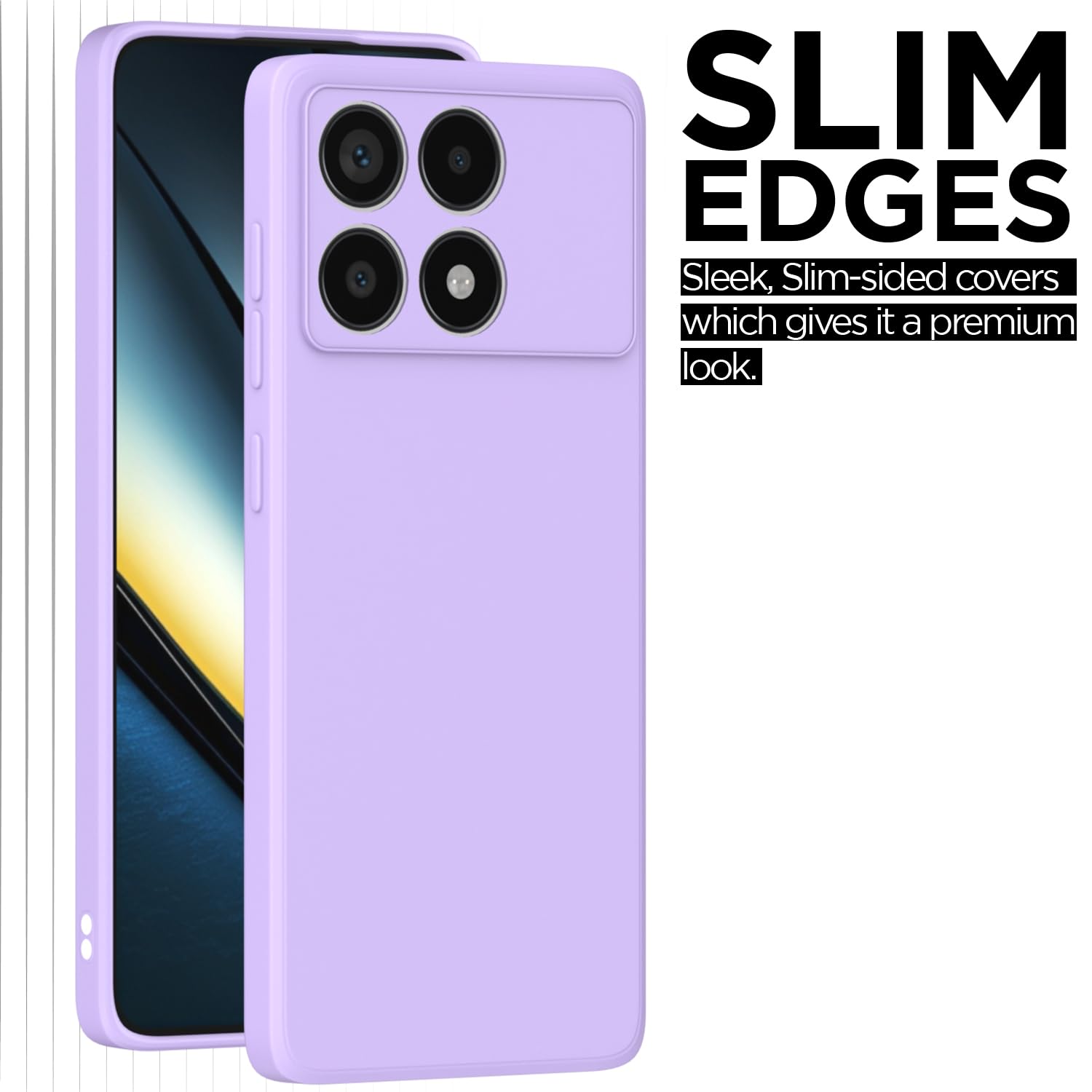 Pikkme purple Matte back cover for Poco F6 Pro 5G – photo 7