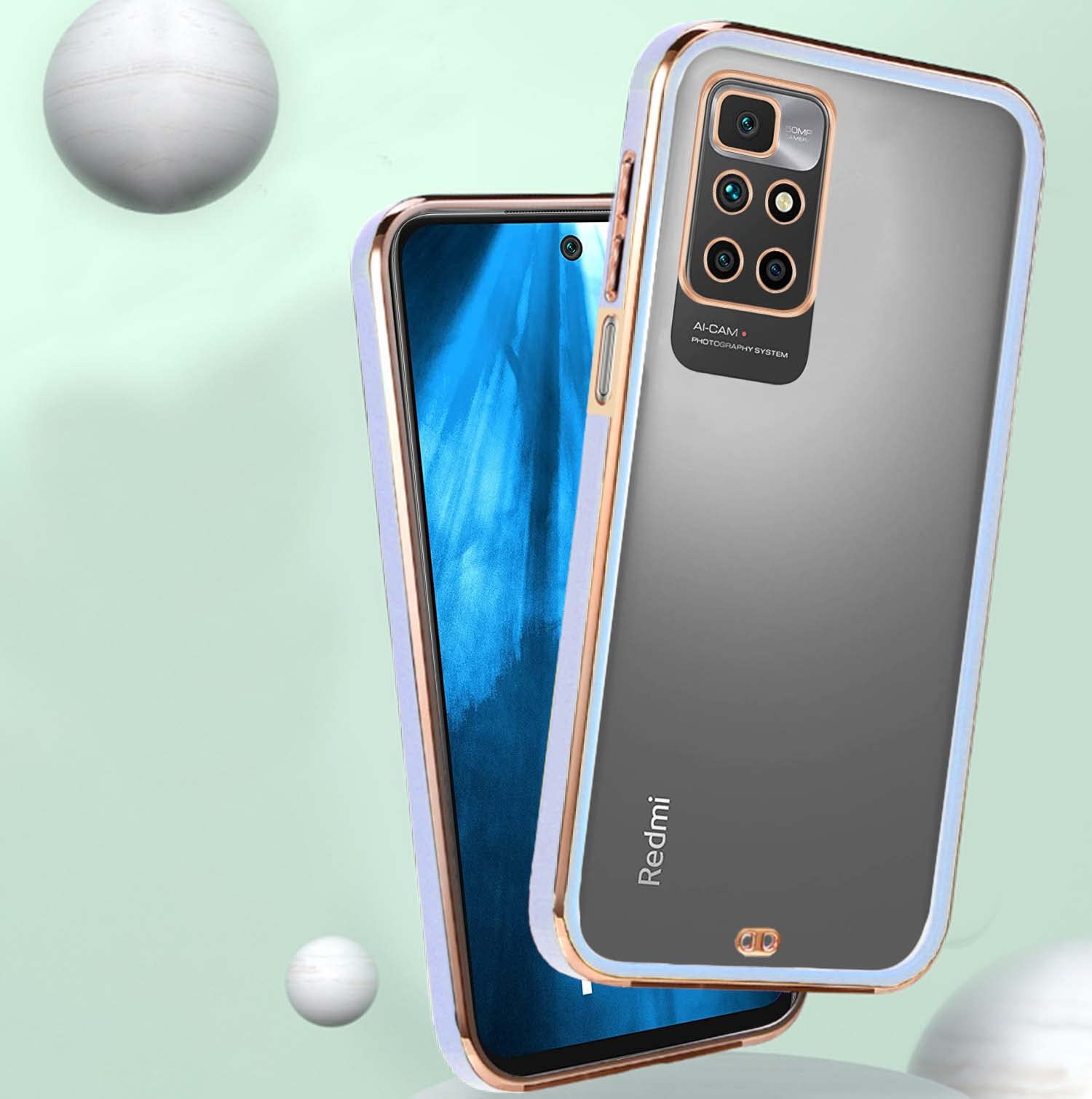 Pikkme purple mobile cover for Redmi 10 Prime – photo 3