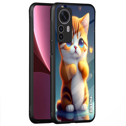 Mi 12 Pro 5G Cat back cover by Pikkme