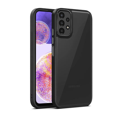 Pikkme Samsung A23 4G Chrome black mobile cover