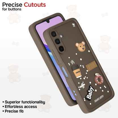 Pikkme Samsung A15 4G/A15 5G brown mobile cover – photo 6
