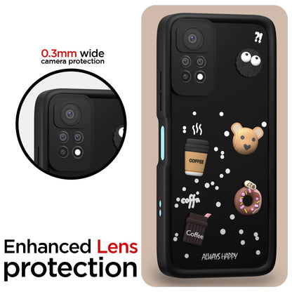 Redmi Note 11 Pro Silicone mobile back cover in black by Pikkme – photo 5