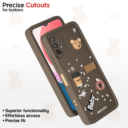 Pikkme Samsung A13 4G/A13 5G brown mobile back cover – photo 6