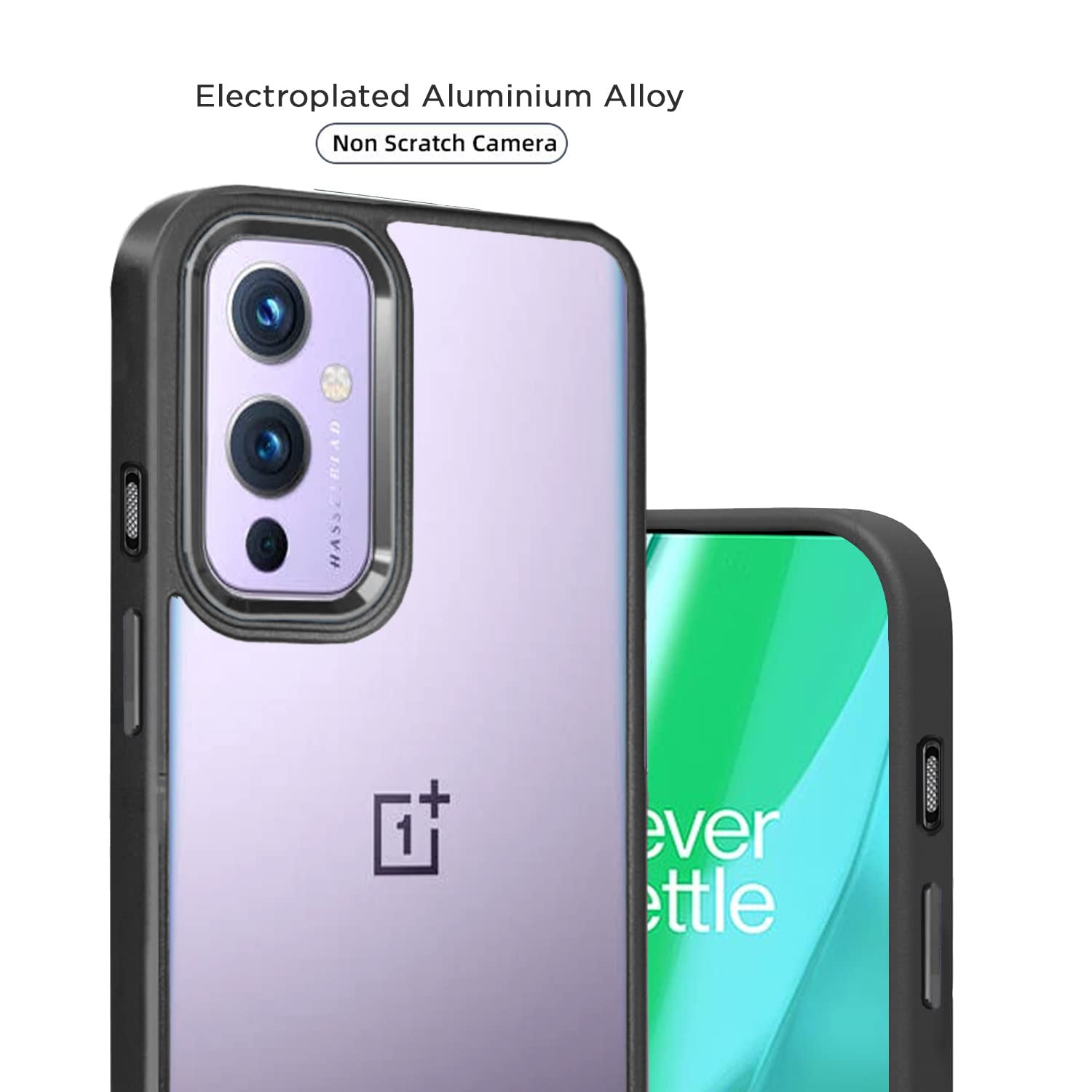 Black mobile back cover for OnePlus 9R – Pikkme – photo 4