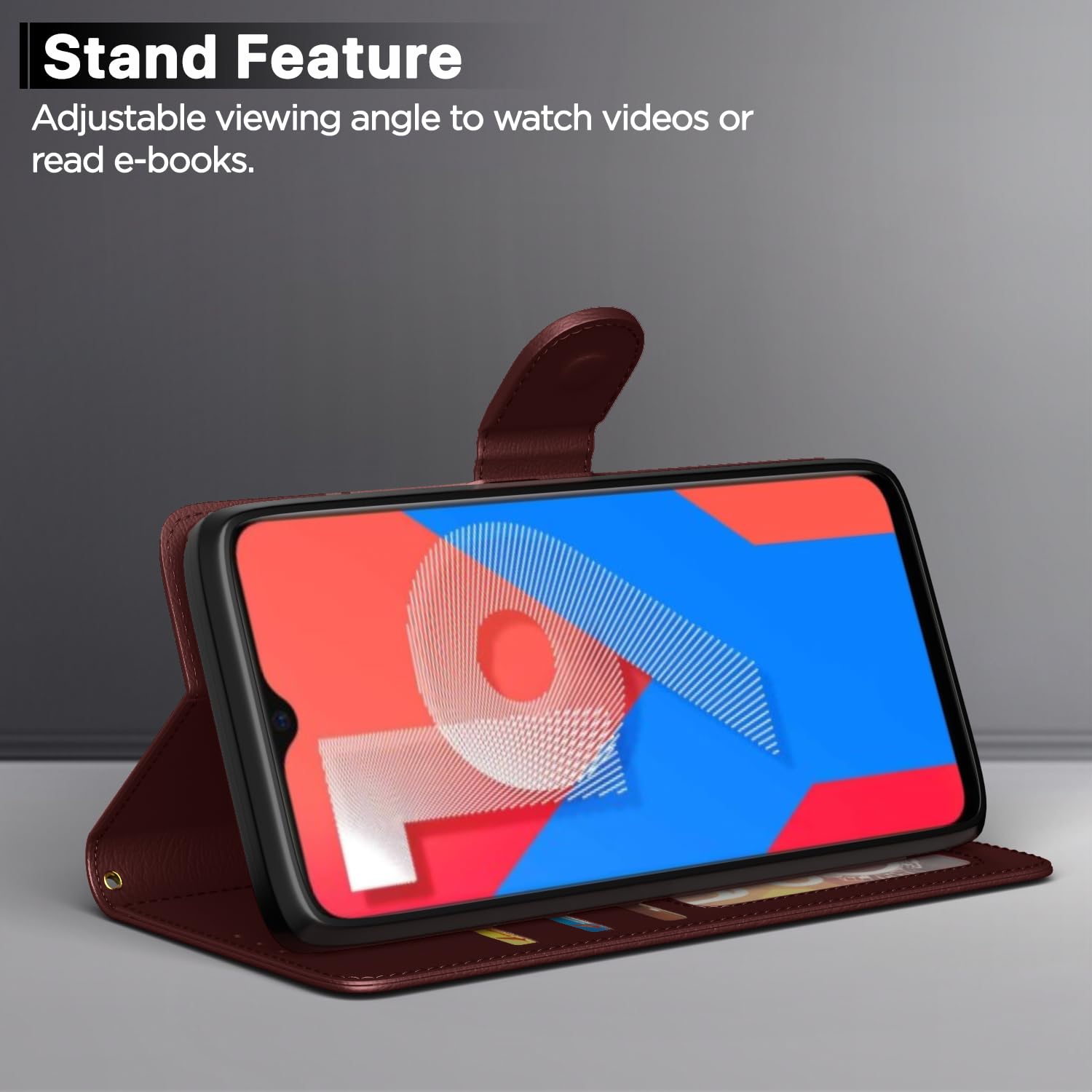 Pikkme Vivo U20/Y19 Wallet brown flip cover – photo 3