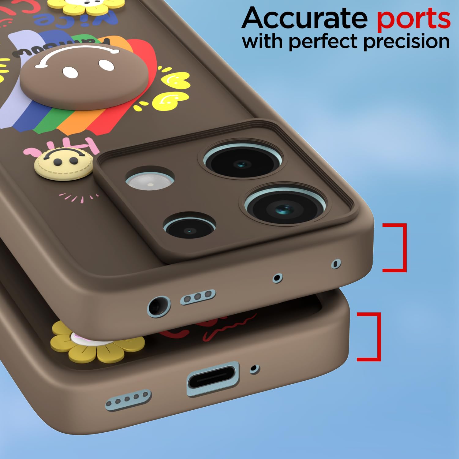 Redmi Note 13 Pro/Poco X6 5G mobile cover in brown by Pikkme – photo 4