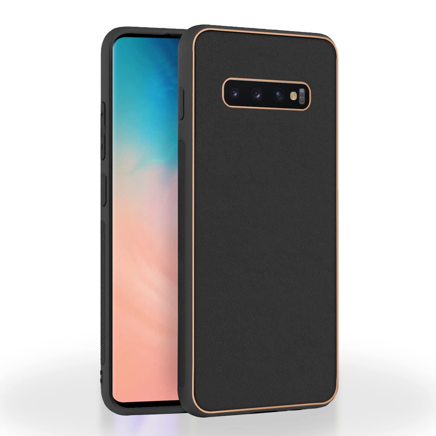 Samsung S10 Plus mobile cover in black by Pikkme
