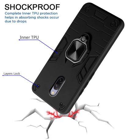 Redmi 8a D5 Tough Armor mobile back cover in black by Pikkme – photo 4