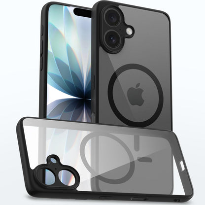 Pikkme black mag-safe MagSafe phone cover for iPhone 16