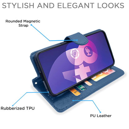 Blue Wallet flip cover for Oppo F11 Pro – Pikkme – photo 5