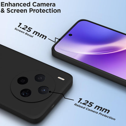 Vivo X300 5G Matte back cover in black by Pikkme – photo 2