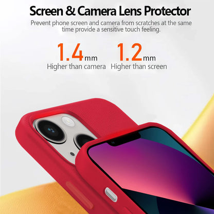 Crimson Leather phone cover for iPhone 14 – Pikkme – photo 4